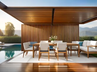 Drevené terasy pri dome alebo bazéne: Luxus z exotických drevín